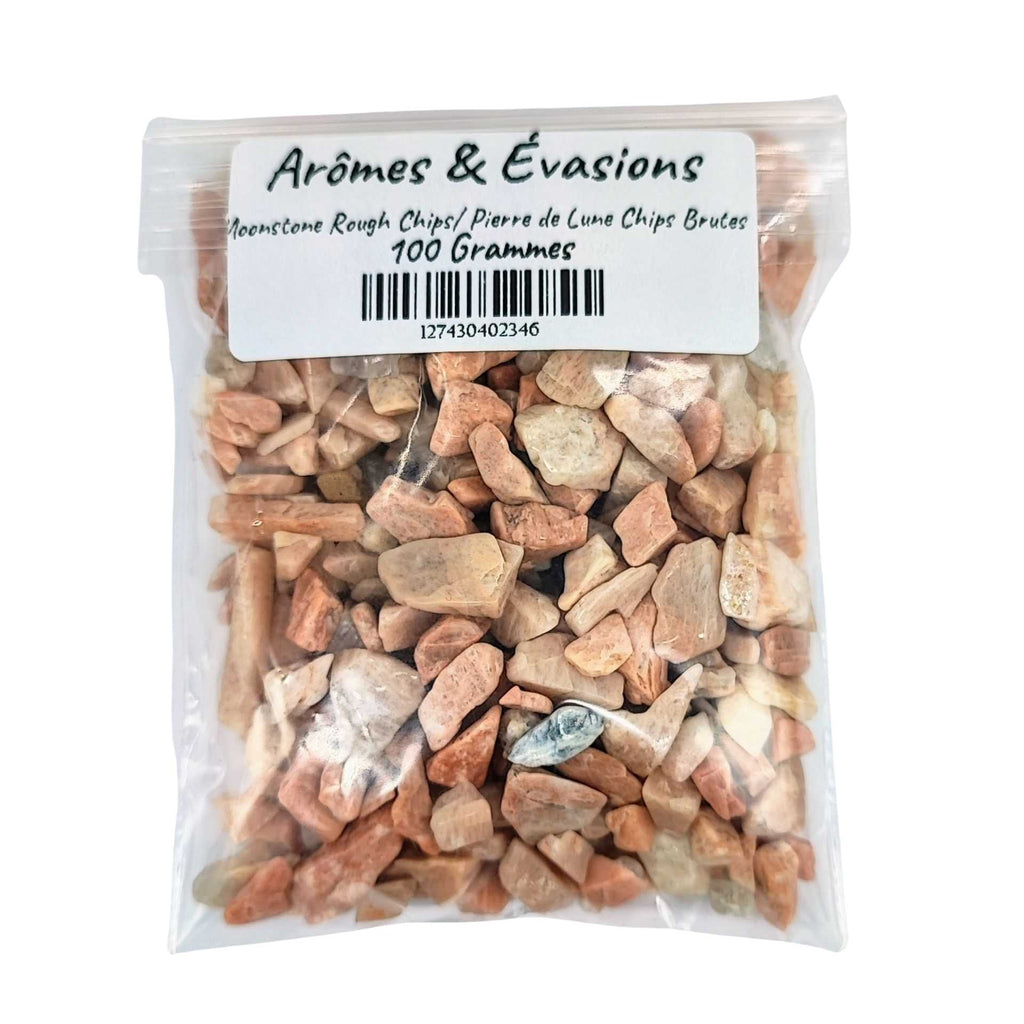 Stone -Rough Chips -Moonstone 100 g