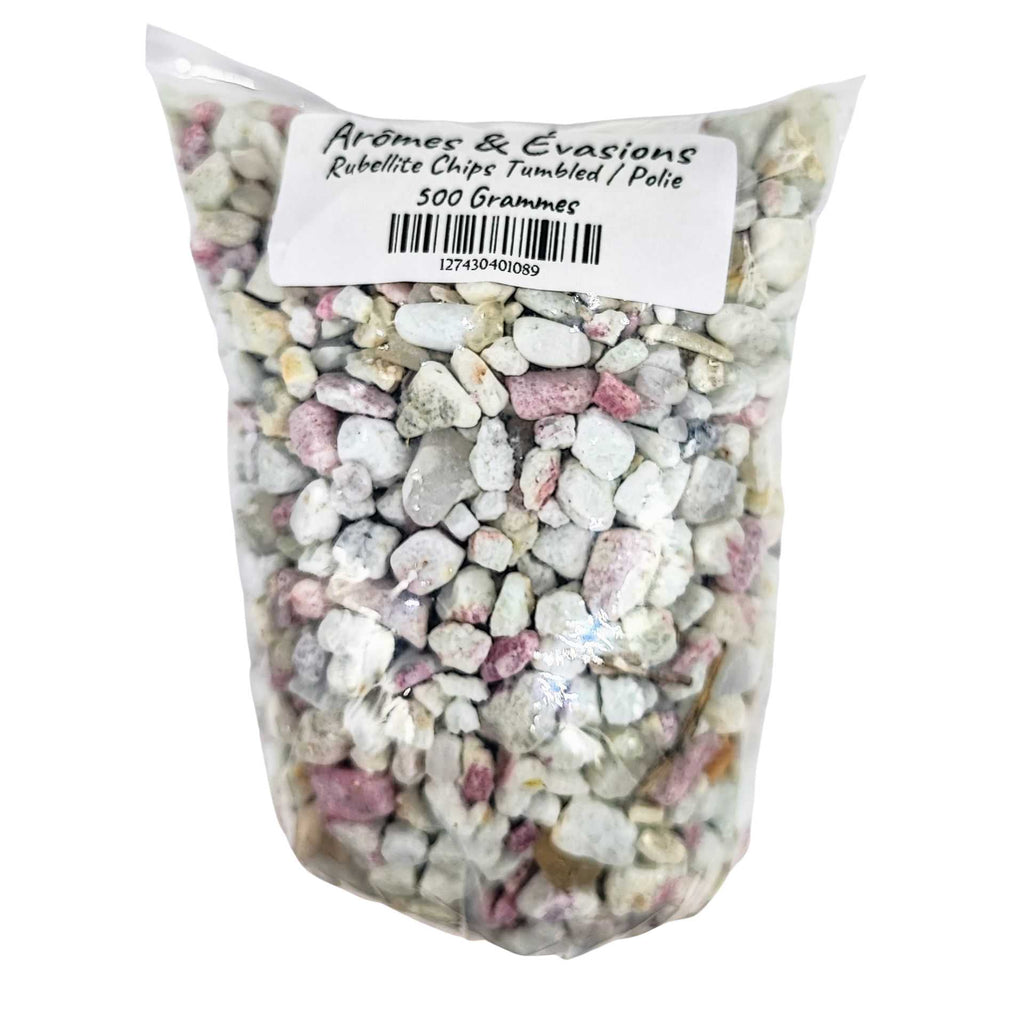 Stone - Rough Chips - Pink Tourmaline (Rubellite) 500 g