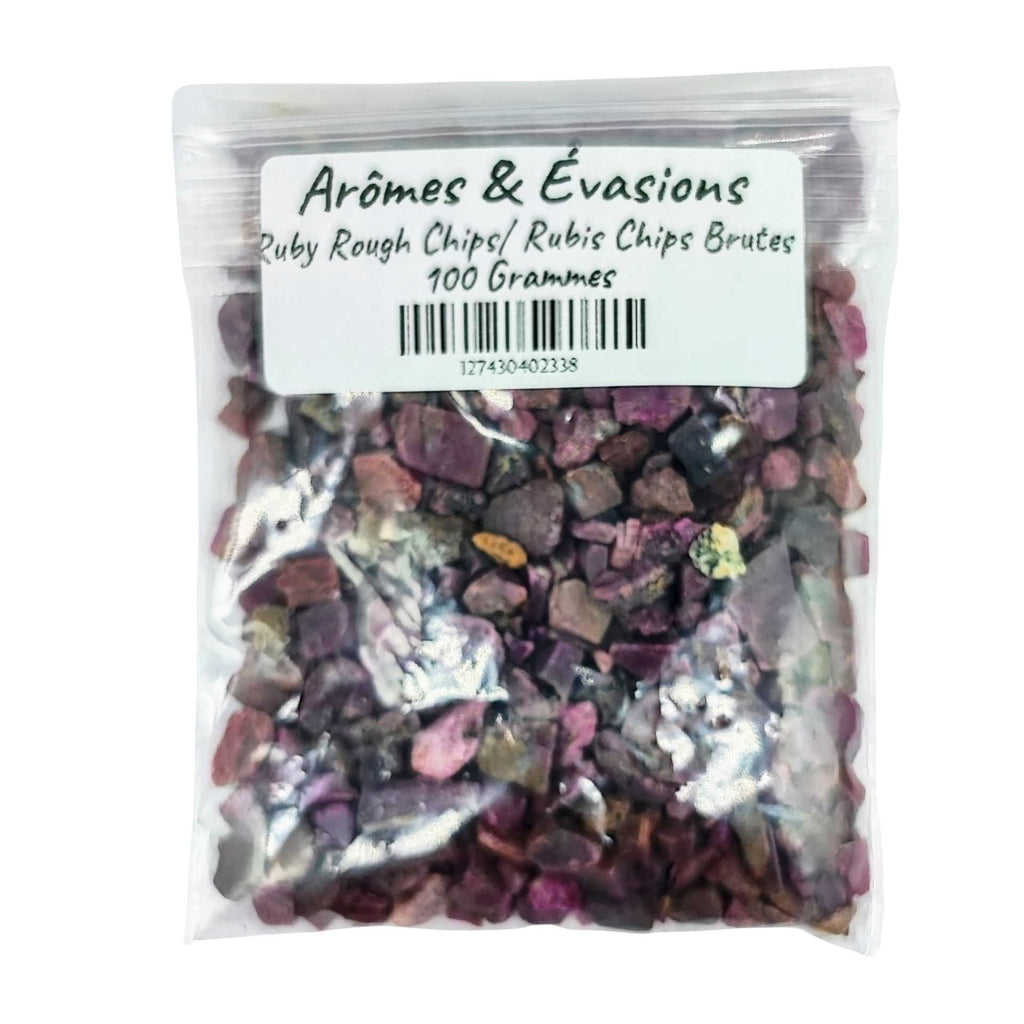 Stone -Rough Chips -Ruby 100 g