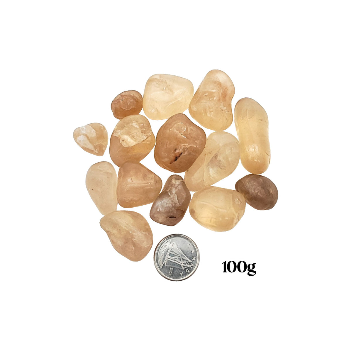Stone -Topaz -Golden -Tumbled
