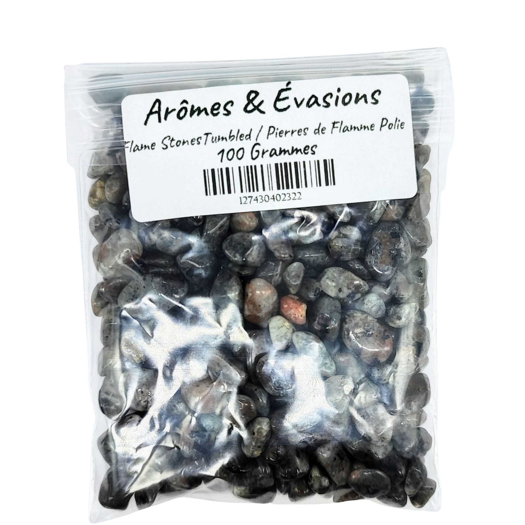 Stone -Tumbled Chips -Flame Stones 100 g
