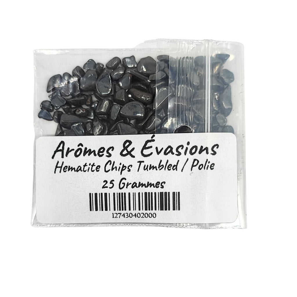 Stone -Tumbled Chips -Hematite 25 g