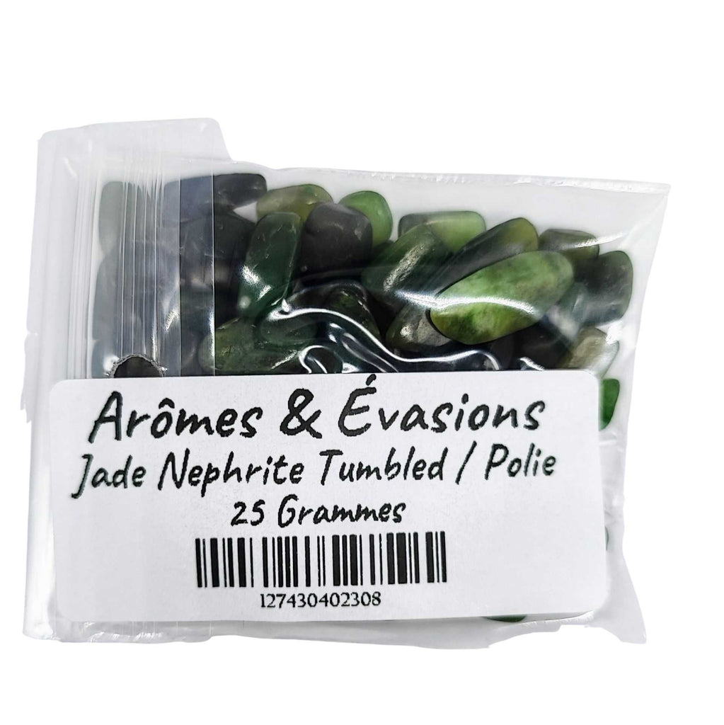 Stone -Tumbled Chips -Jade Nephrite 25 g