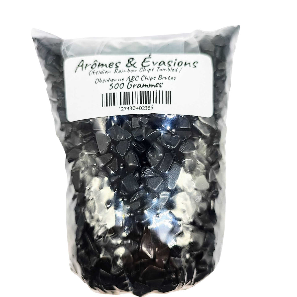 Stone -Tumbled Chips -Obsidian Rainbow 500 g