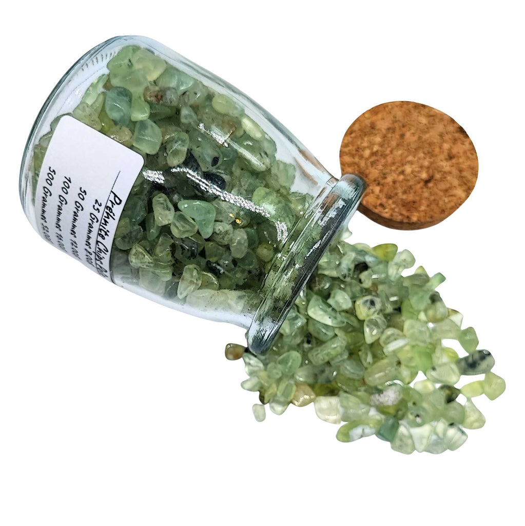 Stone -Tumbled Chips -Prehnite -Chips -Aromes Evasions 