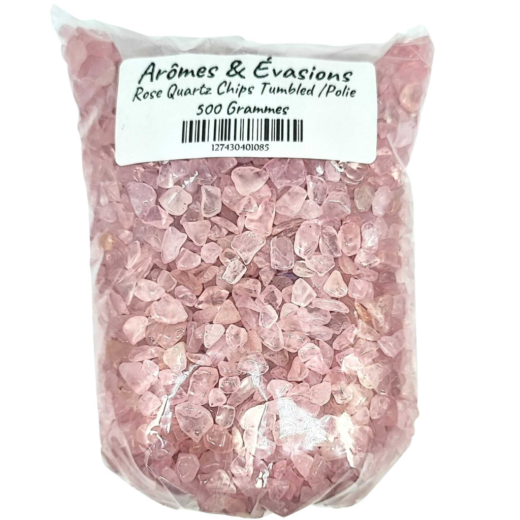 Stone -Tumbled Chips -Rose Quartz 500 g