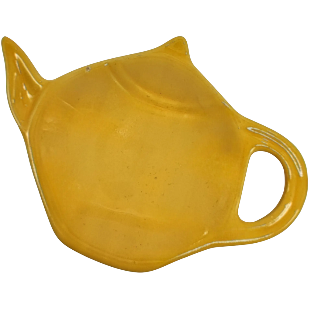 Teaware -Saucer -Tea Bag or Infuser Yellow Mustard
