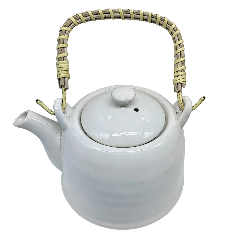 Teaware -Teapot Set -Ceramic -Classic White -Teapot -Aromes Evasions 
